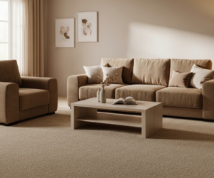 Clean Sofa in cozy living room