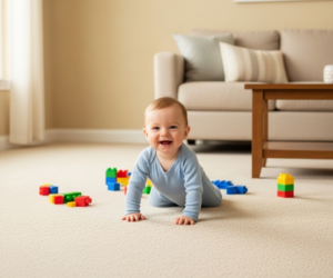 Hypoallergenic Carpet Cleaning, Baby Crawling on Carpet