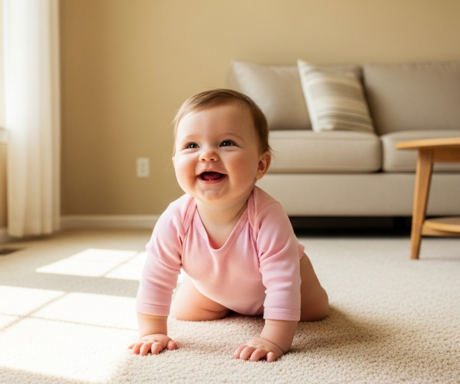 Hypoallergenic Carpet Cleaning, Baby Crawling on Carpet
