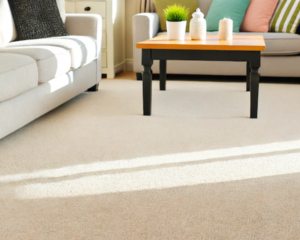 Modern home with clean carpet